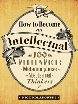cover image of How to Become an Intellectual